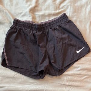 Nike Women's Dark Gray Mesh Athletic Shorts
